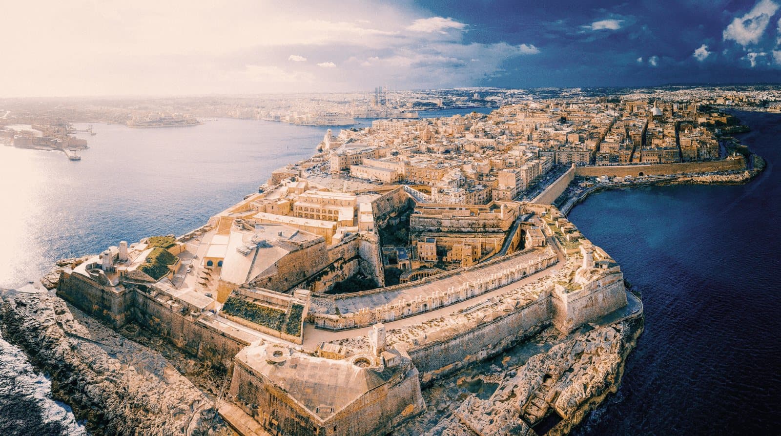 Aerial view of Malta